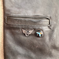 1980’s Vanson Leathers Motorcycle Vest 21” Chest