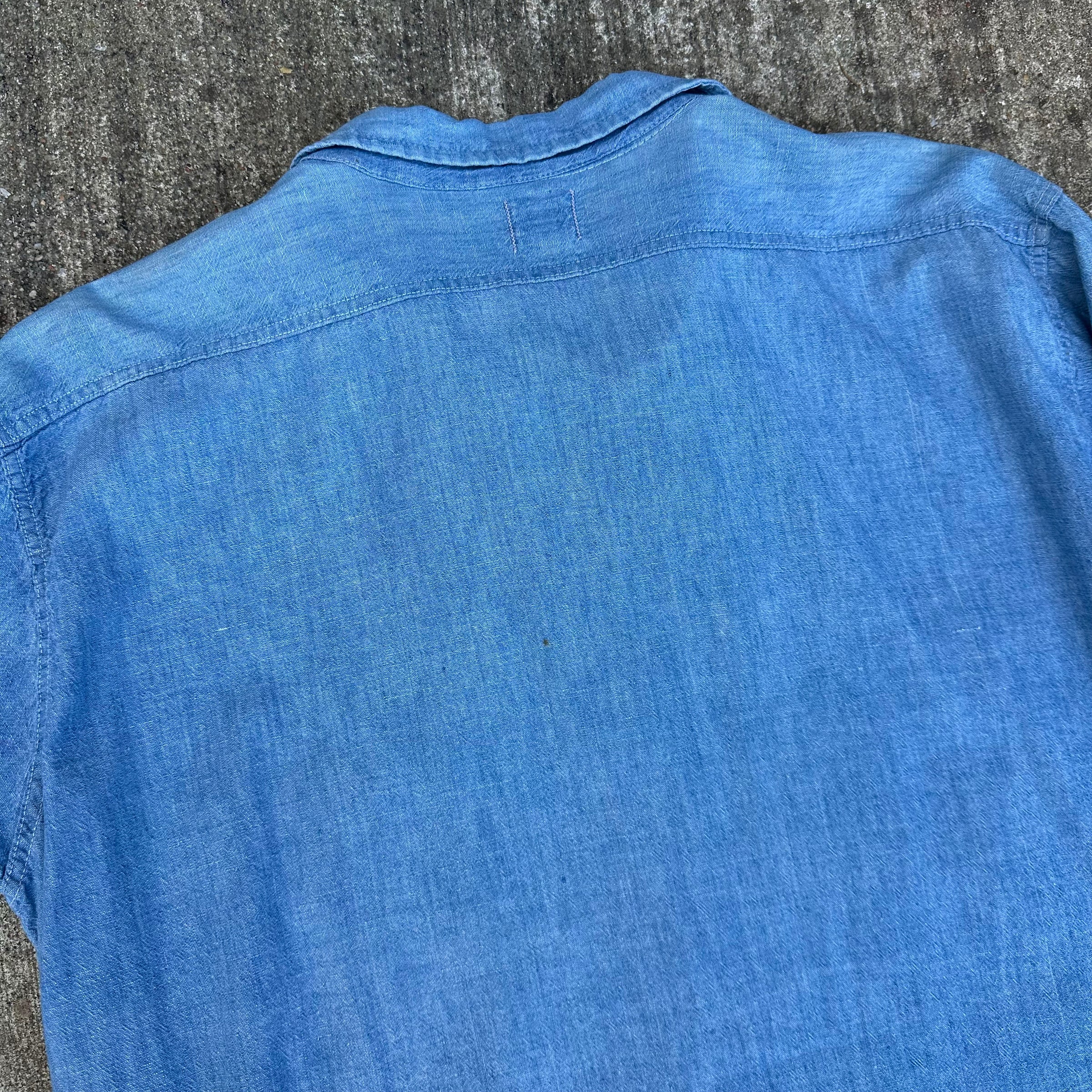 1950’s Beltex Chambray Work Shirt Large