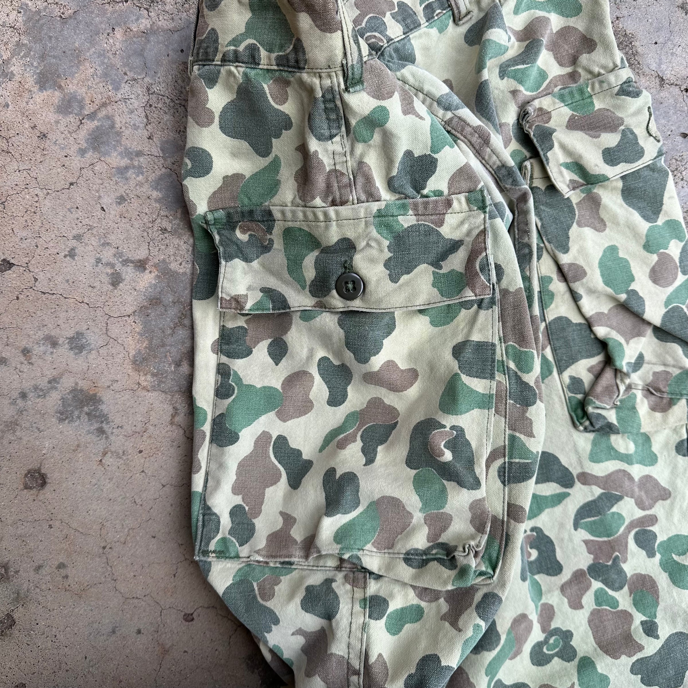 1960’s Duck Hunter Camo Pants 30” Waist