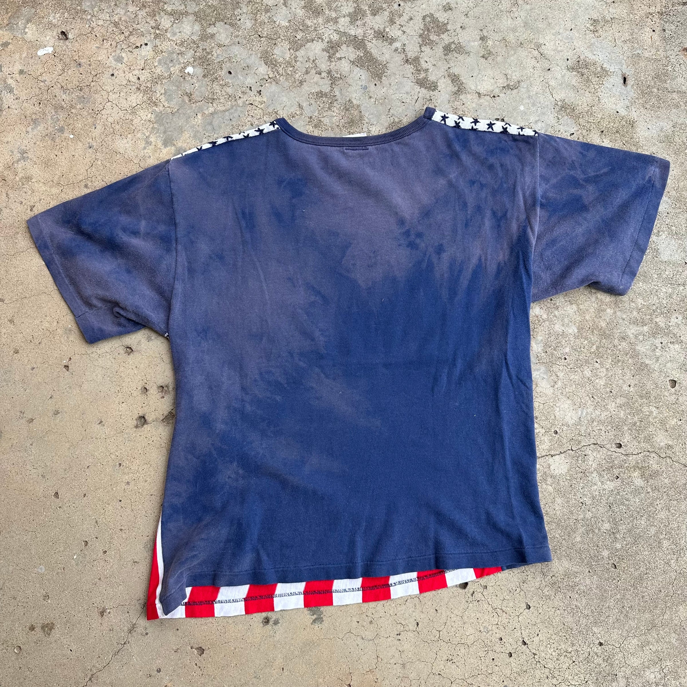 1960’s Leisurewear by Parkley Pop Art American Flag T-Shirt Small