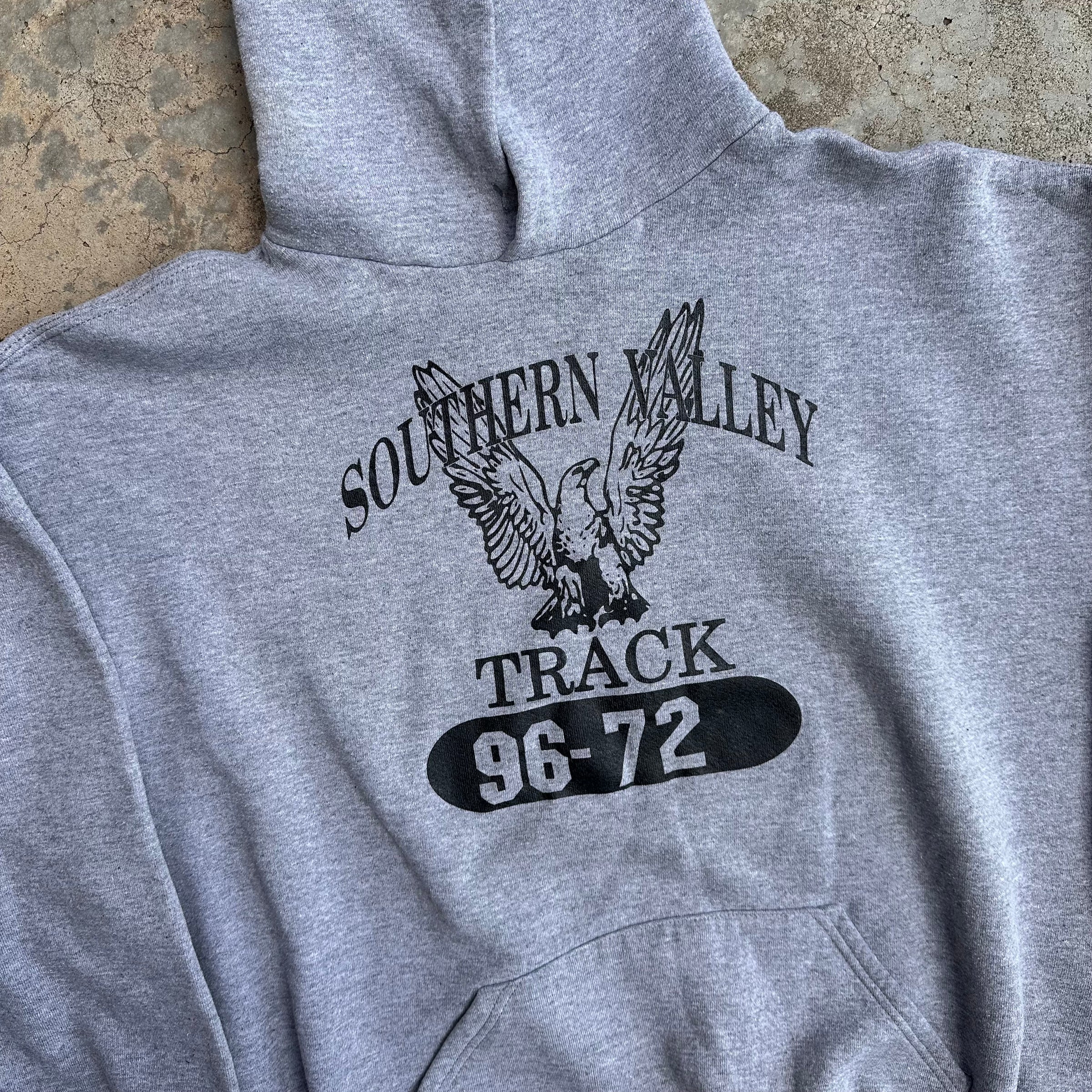 1990’s Russell Athletic Southern Valley Track Hooded Sweatshirt XL