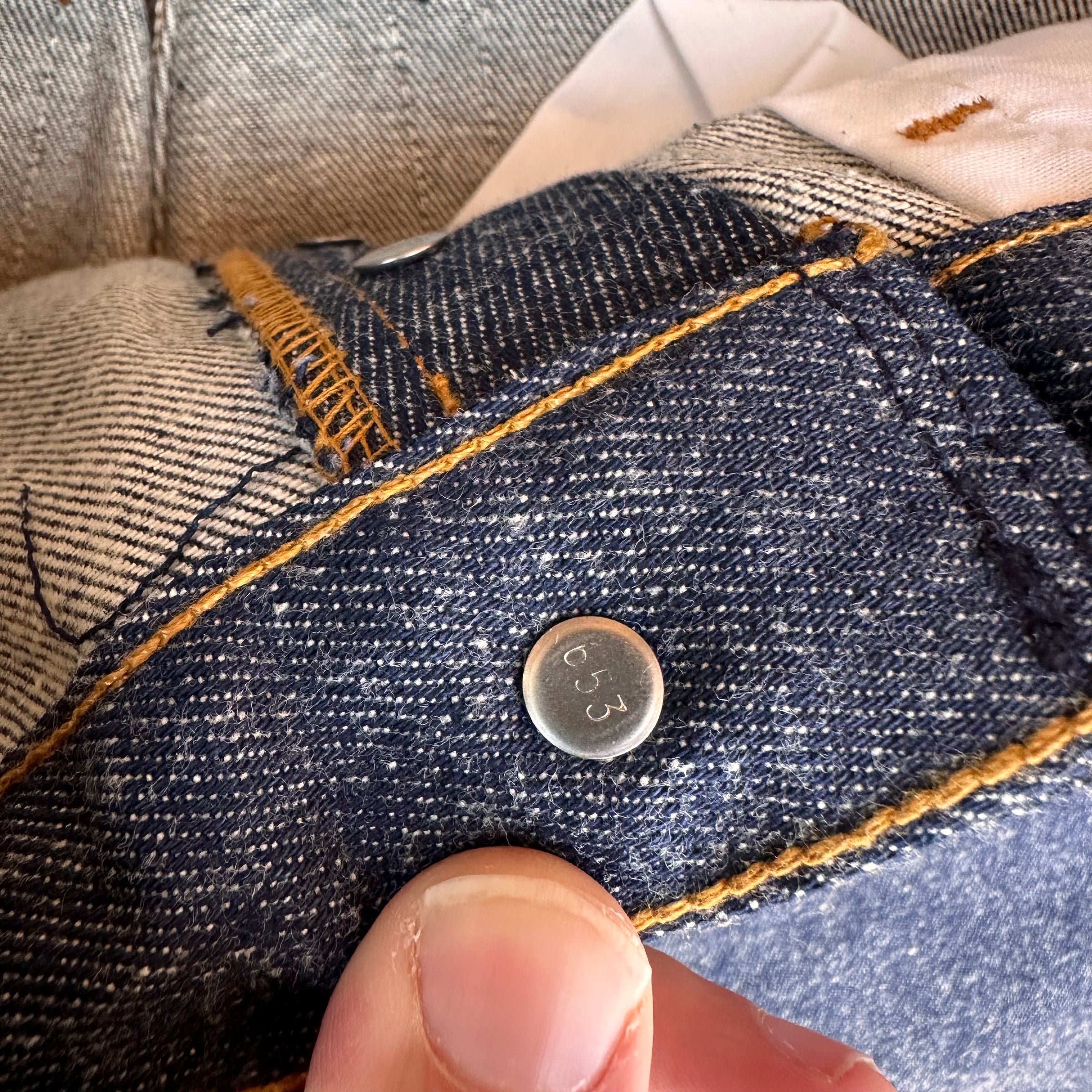 1990’s Deadstock MiUSA Levi’s 501 Shrink to Fit Denim Jeans Tagged 31” x 36”