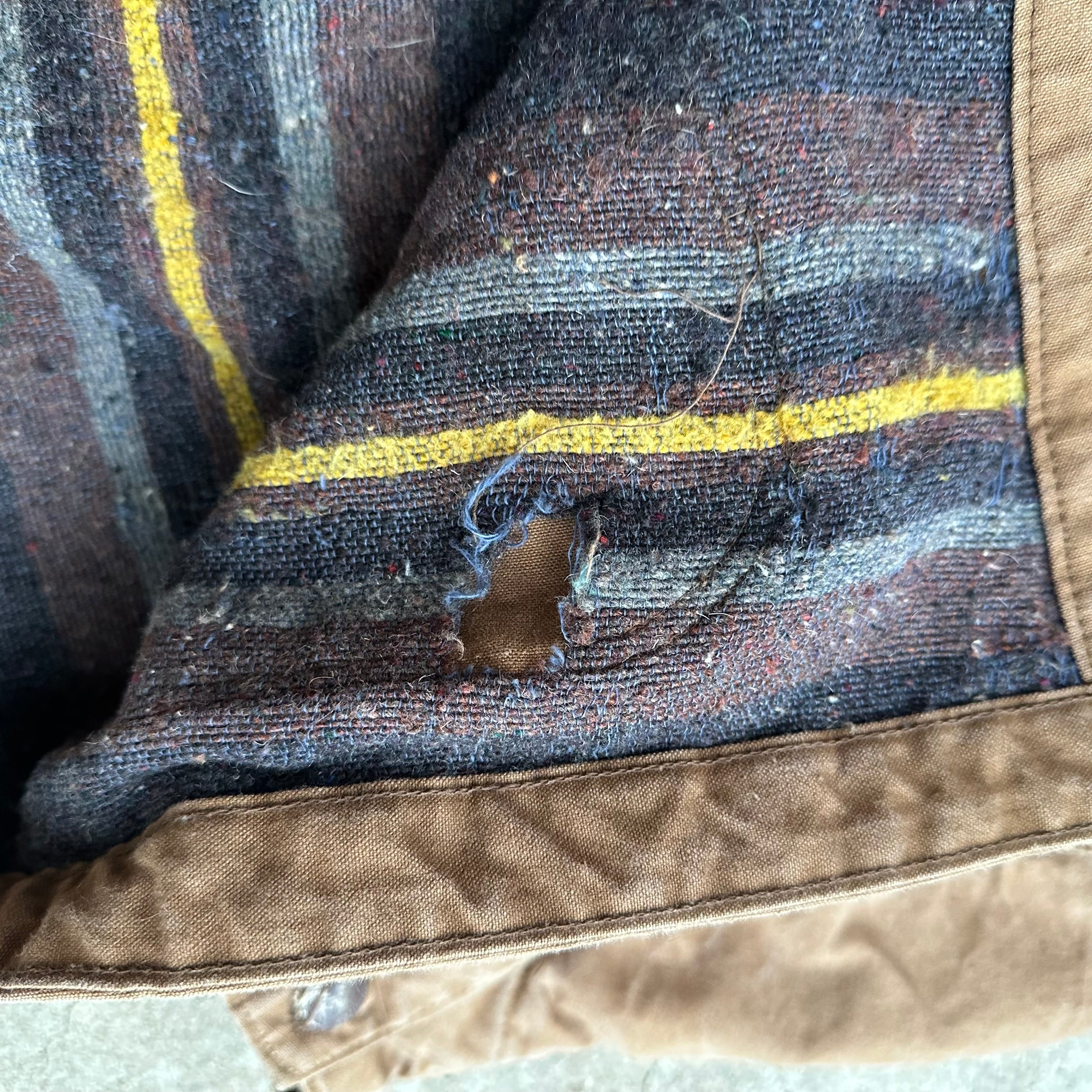 1950’s/60’s Hercules Blanket Lined Duck Canvas Chore Coat 24” Chest