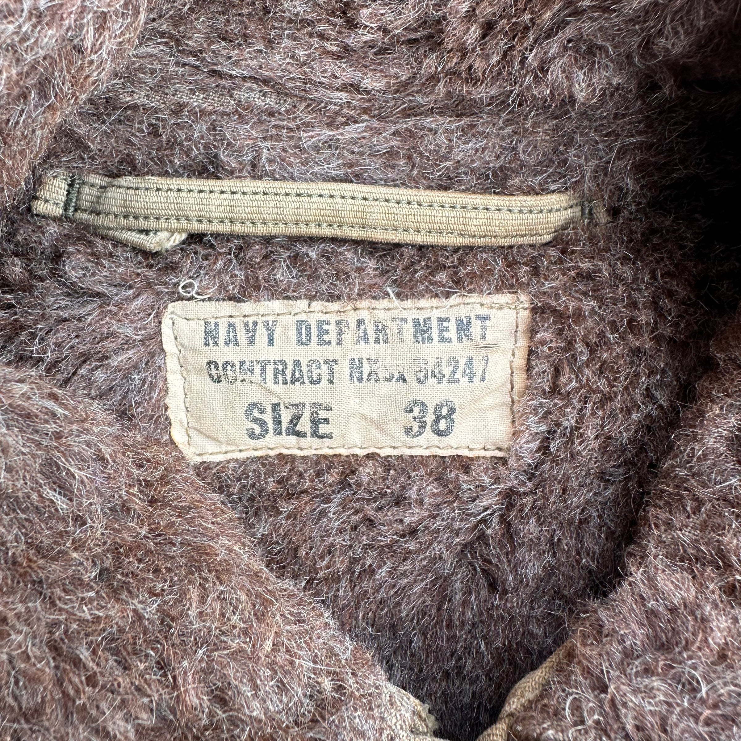 1940’s WWII Late War N-1 Deck Jacket Size 38