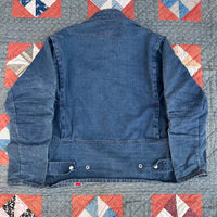 1960’s Pro’s Pick Whipcord Denim Motorcycle Jacket 25” Chest