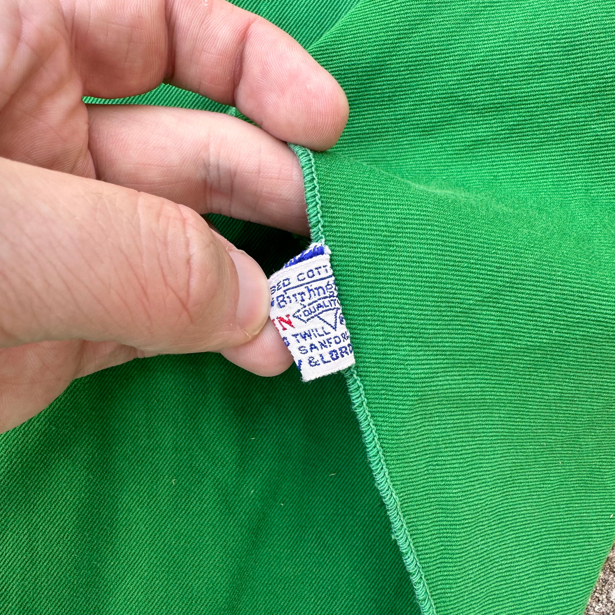 1950’s Shamrock Gas Station Embroidered Work Shirt Medium