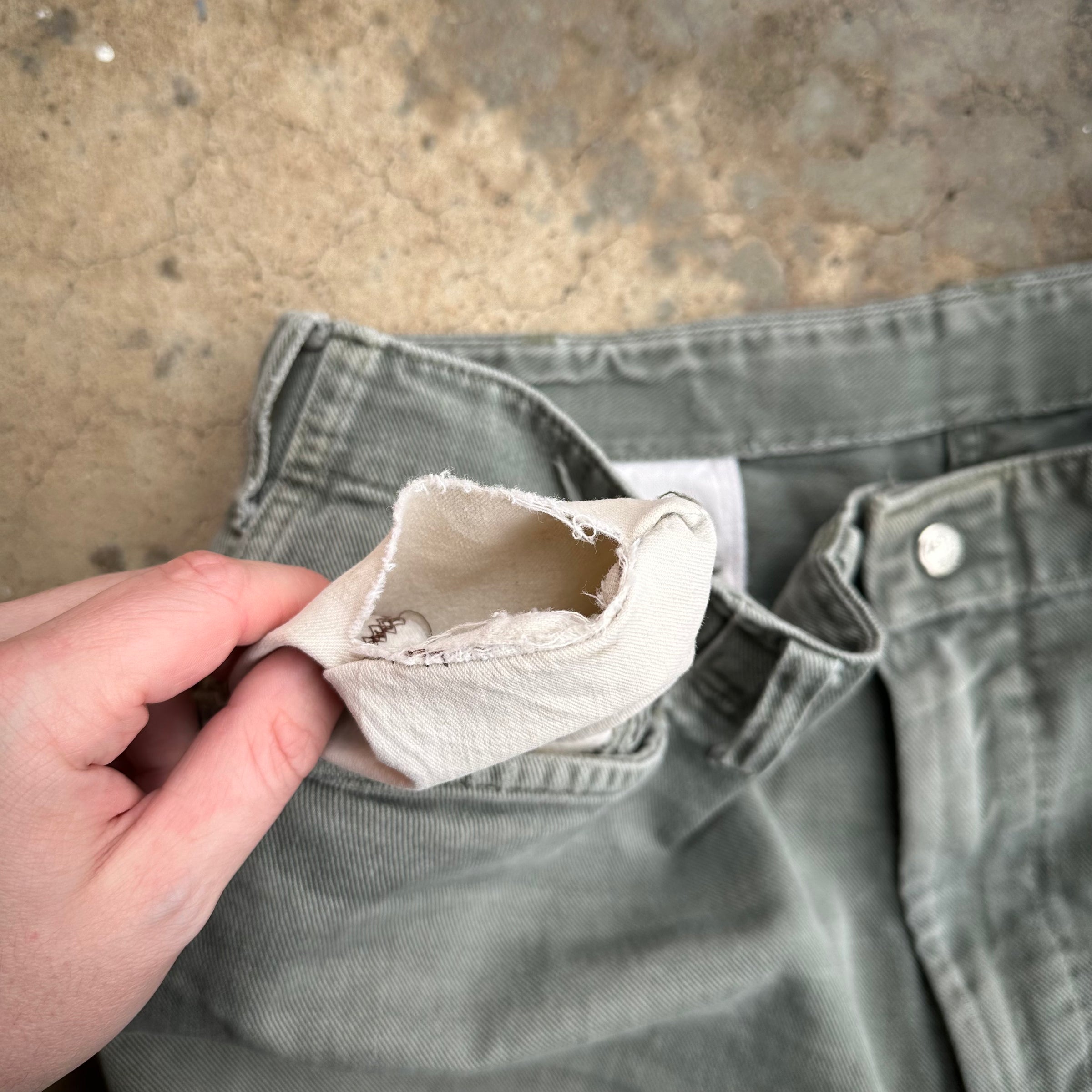 1950’s Can’t Bust ‘Em Frisko Jeens Work Pants 38” x 26”