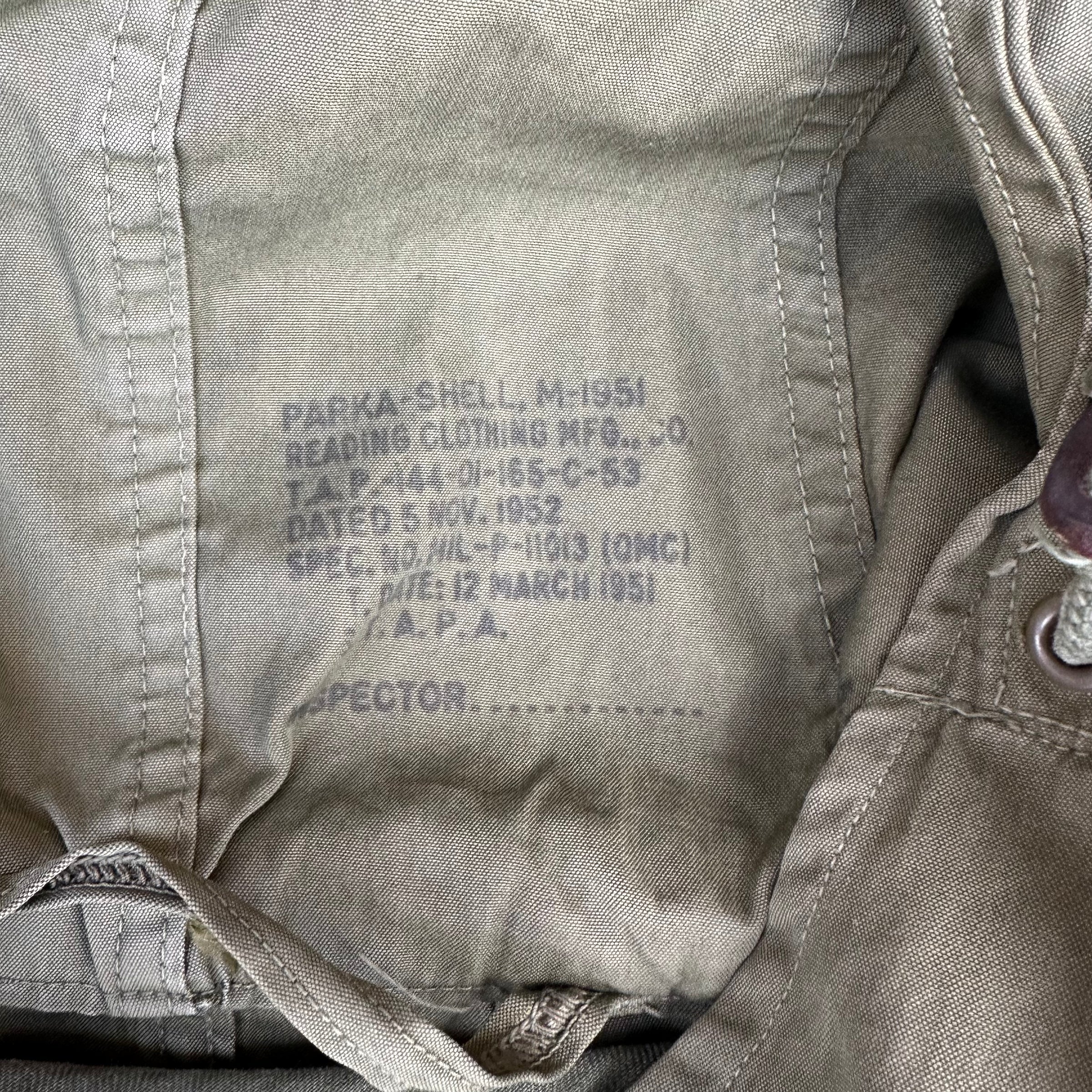 1950’s US Army M-51 Fishtail Parka with Liner Medium