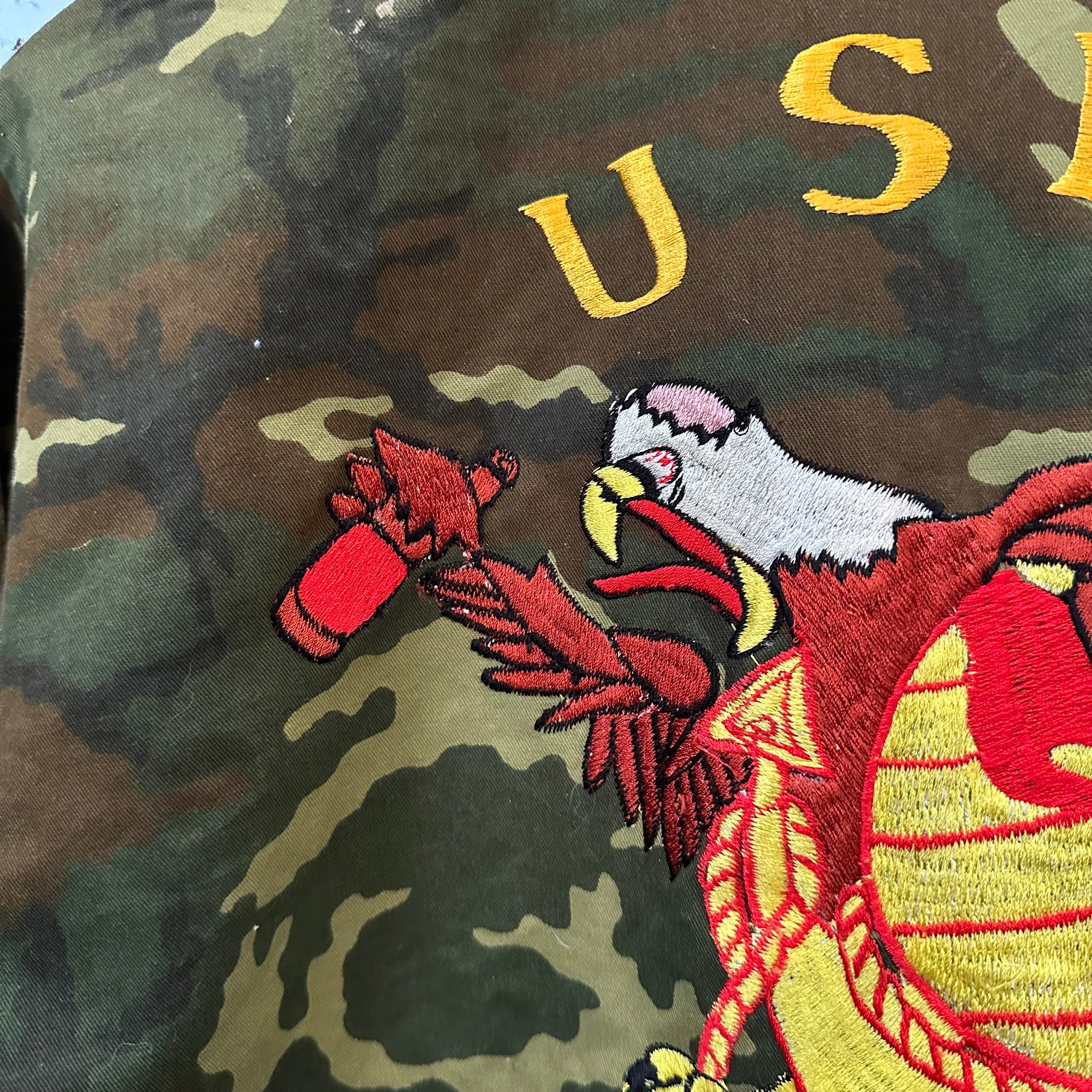 1970’s Vietnam War Okinawa Made ERDL Camo Souvenir Jacket