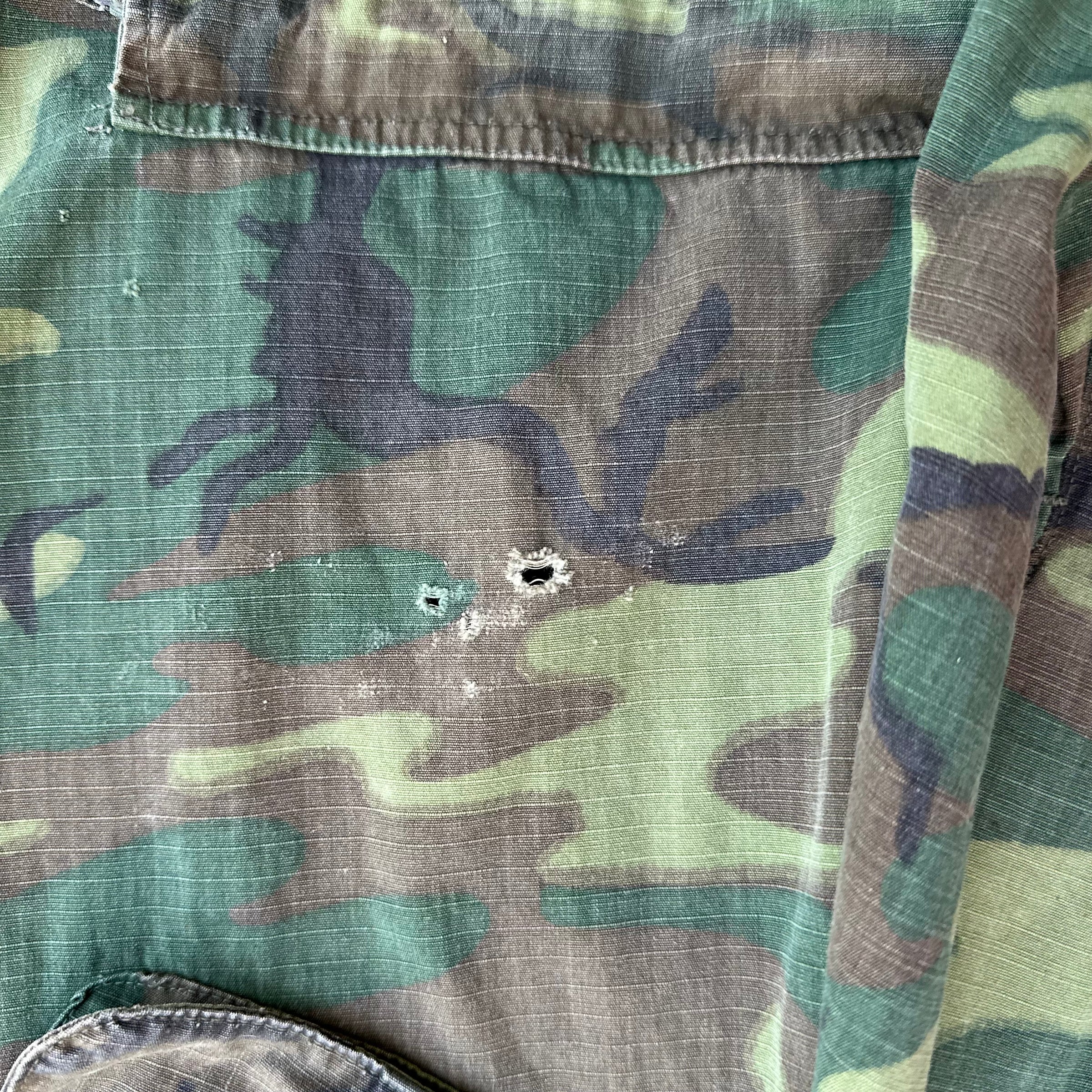 1960’s ERDL Camo Ripstop Jungle Jacket Large Regular