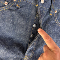 1990’s Deadstock MiUSA Levi’s 501 Shrink to Fit Denim Jeans Tagged 31” x 36”