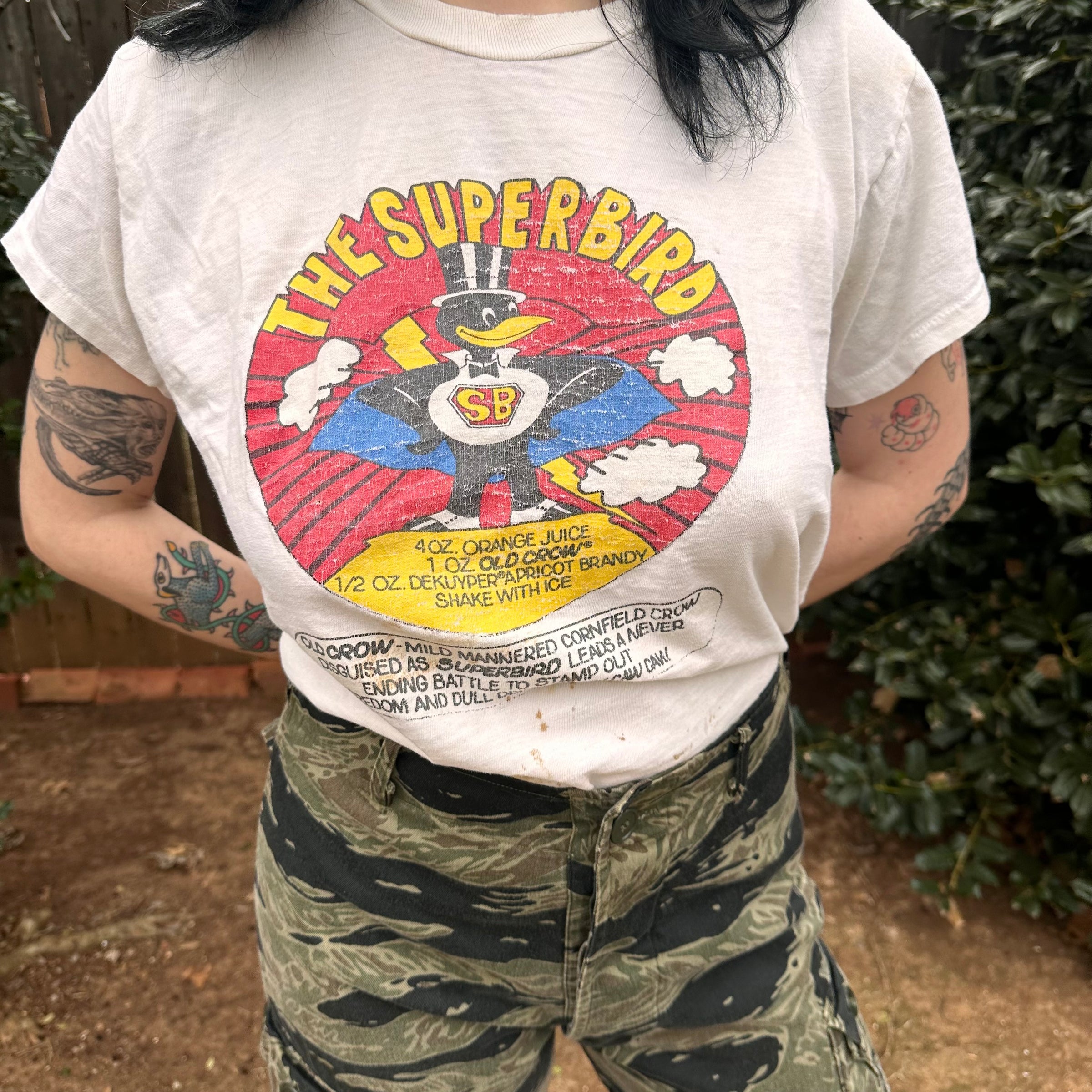 1960’s Superbird Old Crow Cocktail T-Shirt Medium