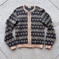 1960’s Campus Full Zip Mohair Cardigan Medium