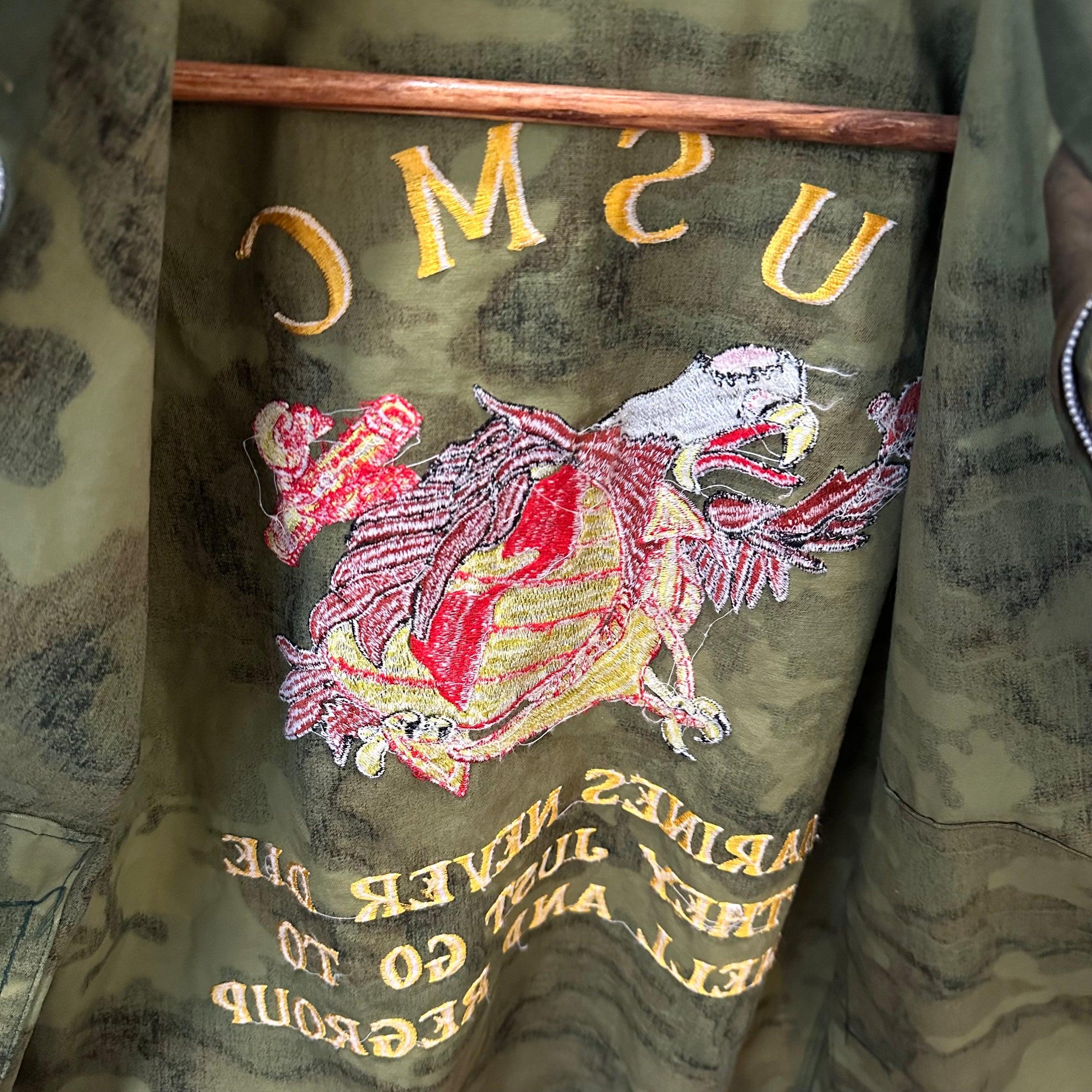 1970’s Vietnam War Okinawa Made ERDL Camo Souvenir Jacket