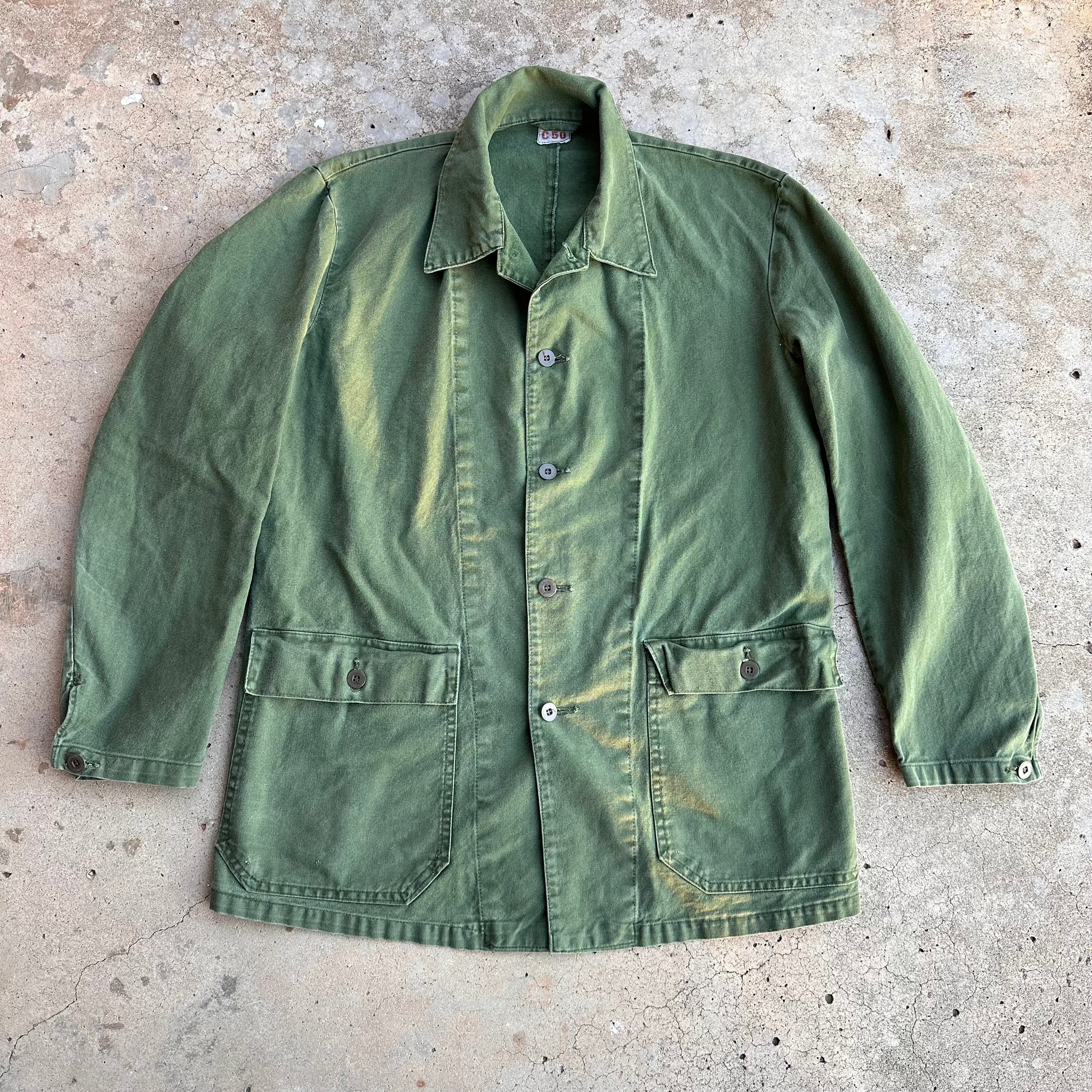 1970's Swedish Military Chore Jacket C59 – Little Chum Vintage
