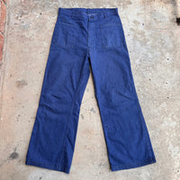 1950’s Stenciled USN Denim Trousers 34” Waist