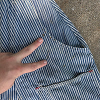 1950’s Anthony’s Buckhide Liberty Stripe Overalls 32” x 30”