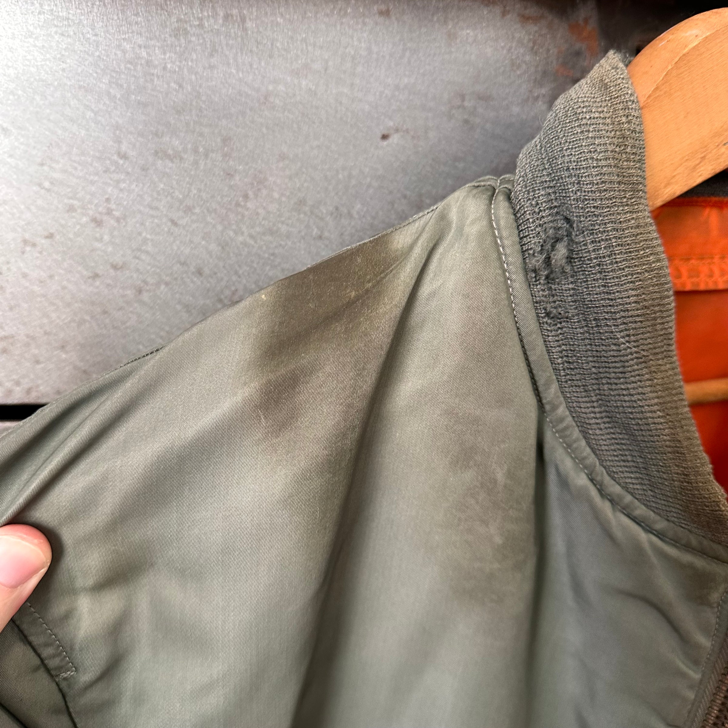 Early 1960’s Reversible MA-1 Flight Jacket 25” Chest