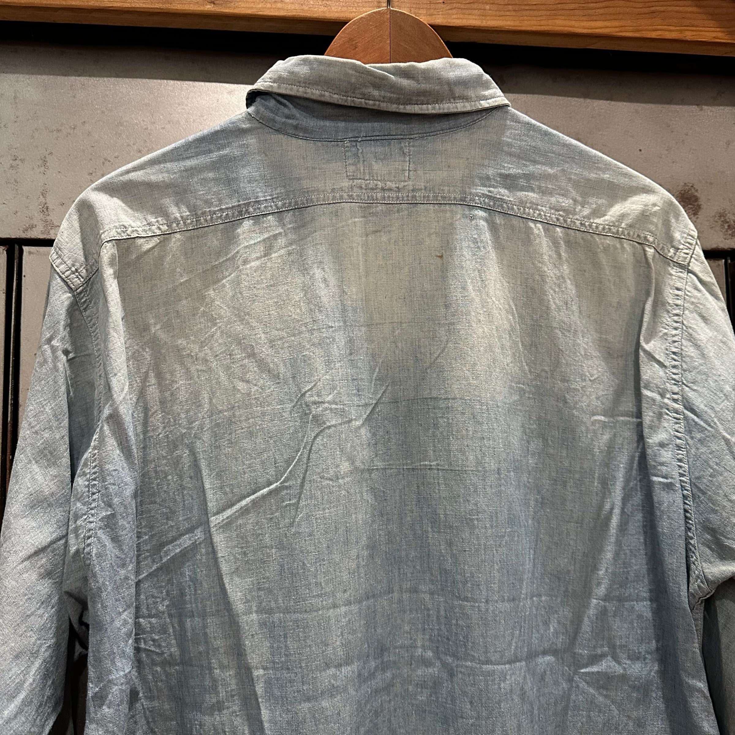 1950’s Red Kap Chambray Work Shirt L/XL