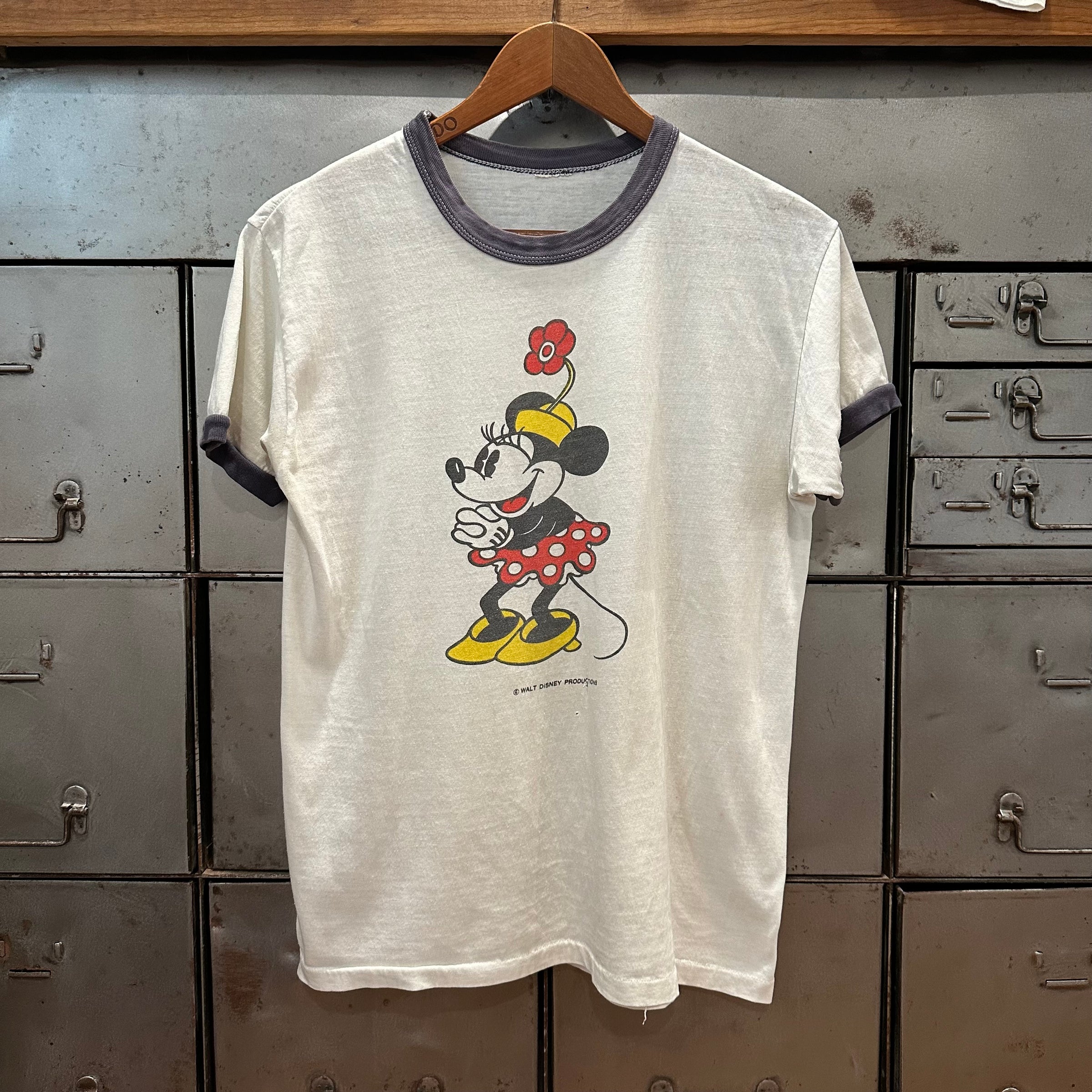 1970’s/80’s Minnie Mouse Ringer T-Shirt Medium