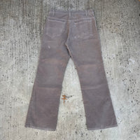 1980’s/90’s Levi’s 517 Tan Corduroy Flared Pants 32” x 30”