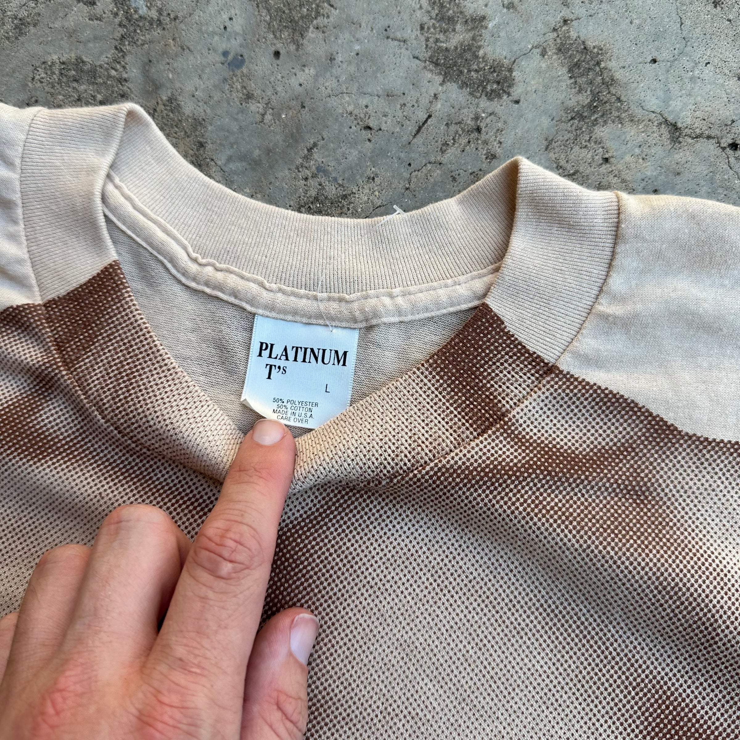 1980’s Kalieta Male Muscle Body T-Shirt Medium