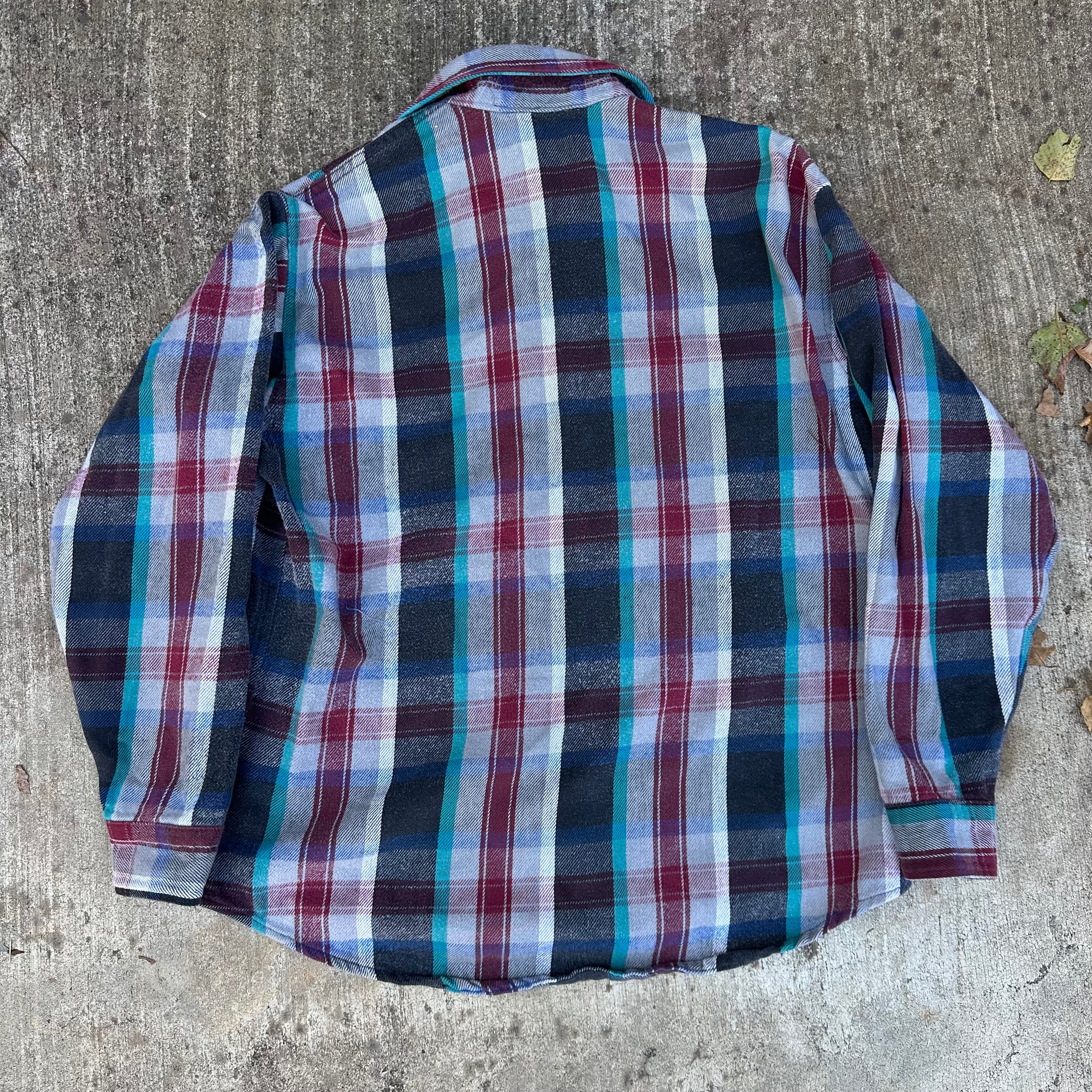 1980’s Big Mac St John’s Bay Plaid Cotton Flannel Shirt XL