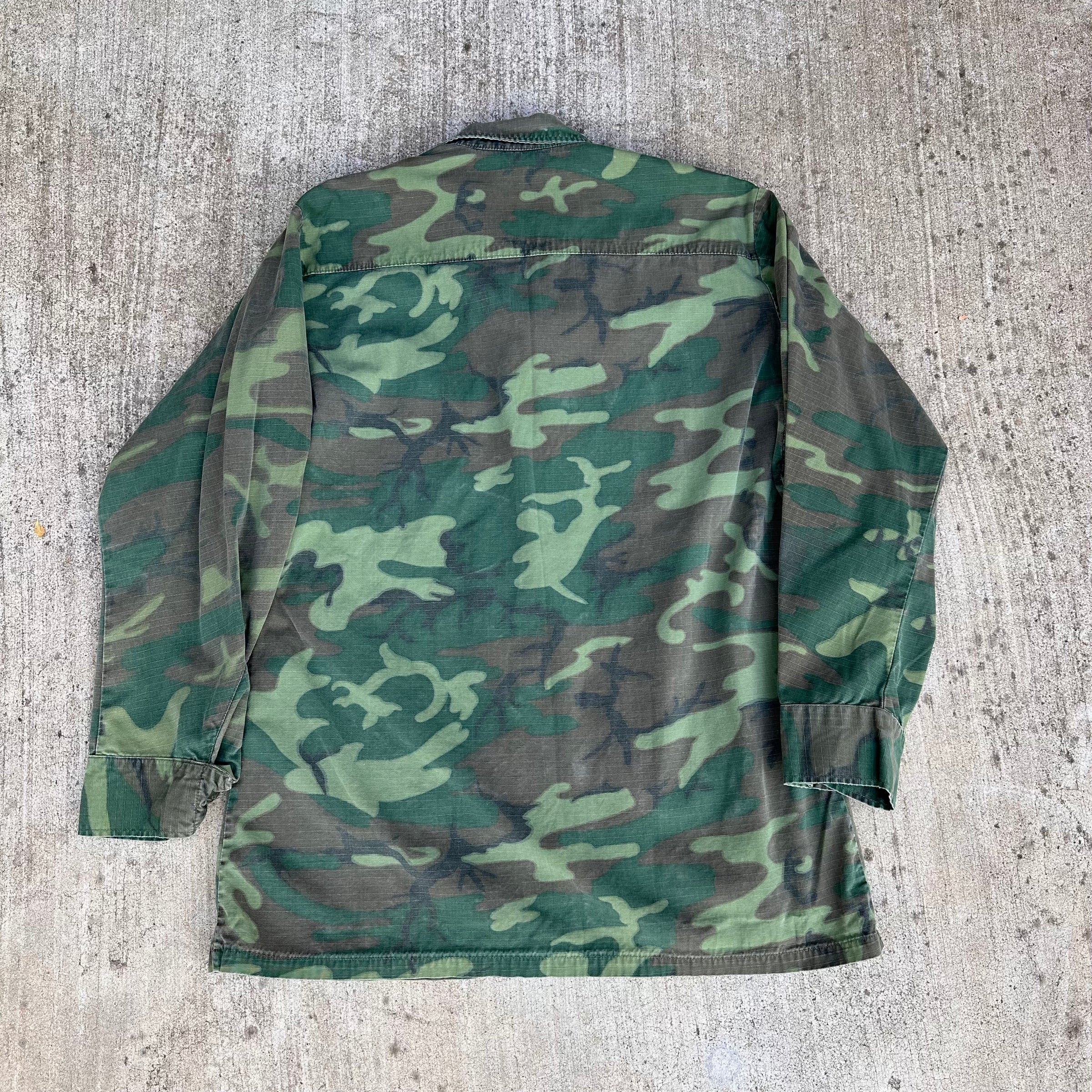 1960’s Vietnam War Lime Green ERDL Jungle Jacket Small Regular