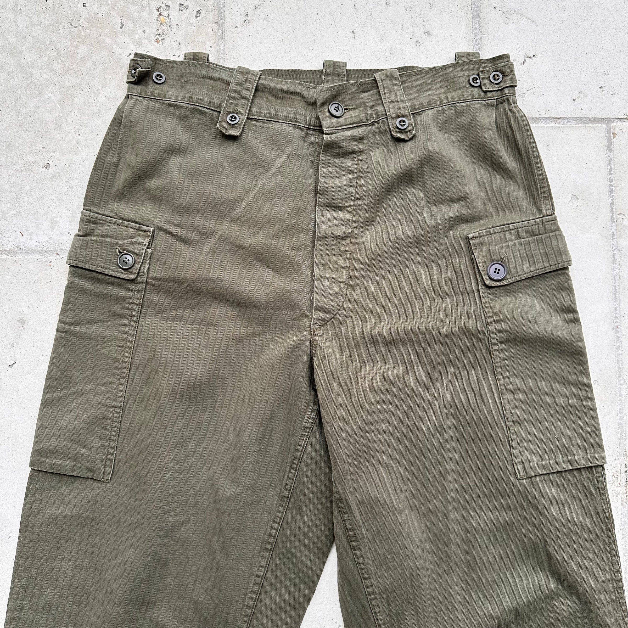 1970’s Dutch Army HBT Field Pants 32” - 34” x 30”