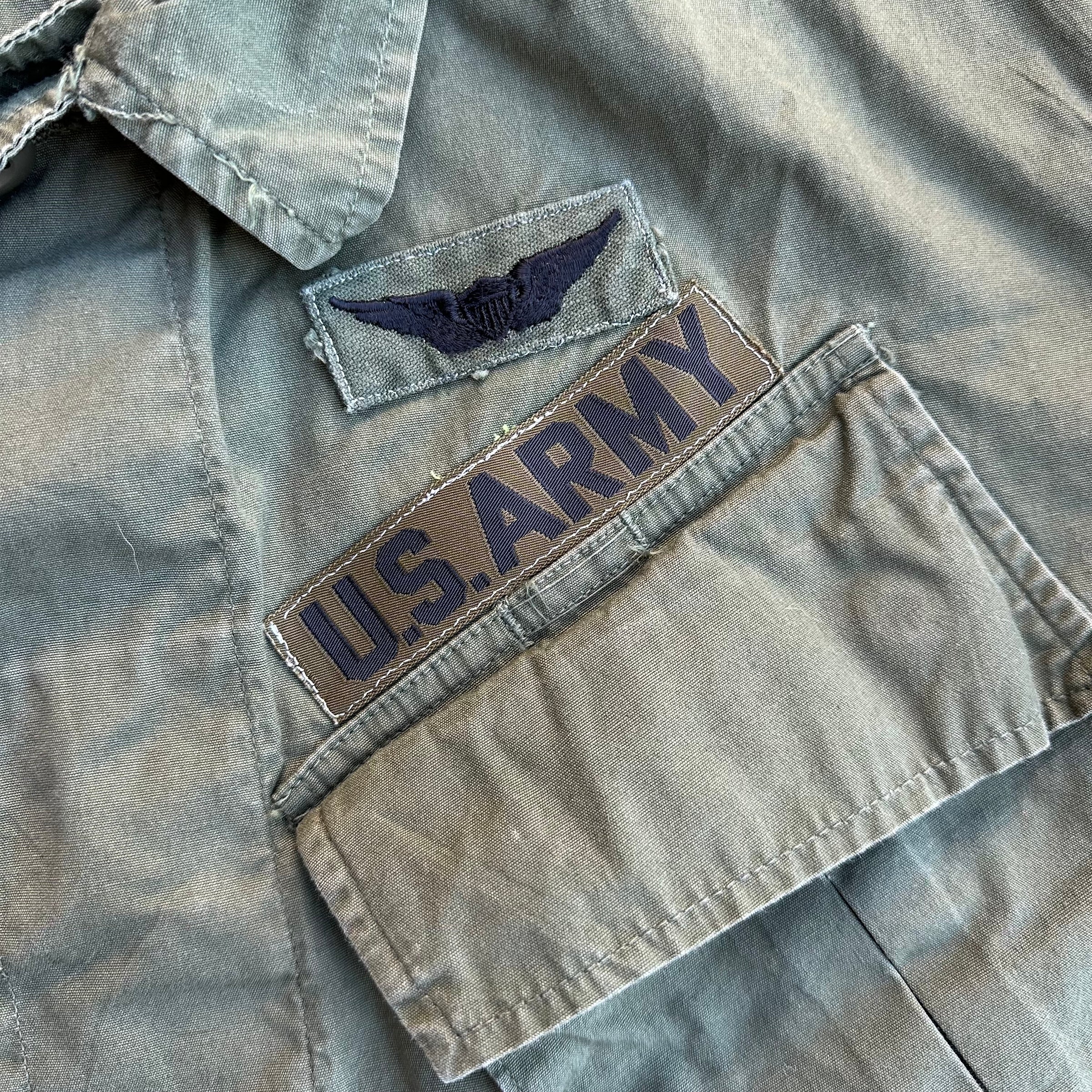 1960’s Vietnam War Mint Patched Poplin Jungle Jacket Medium Long