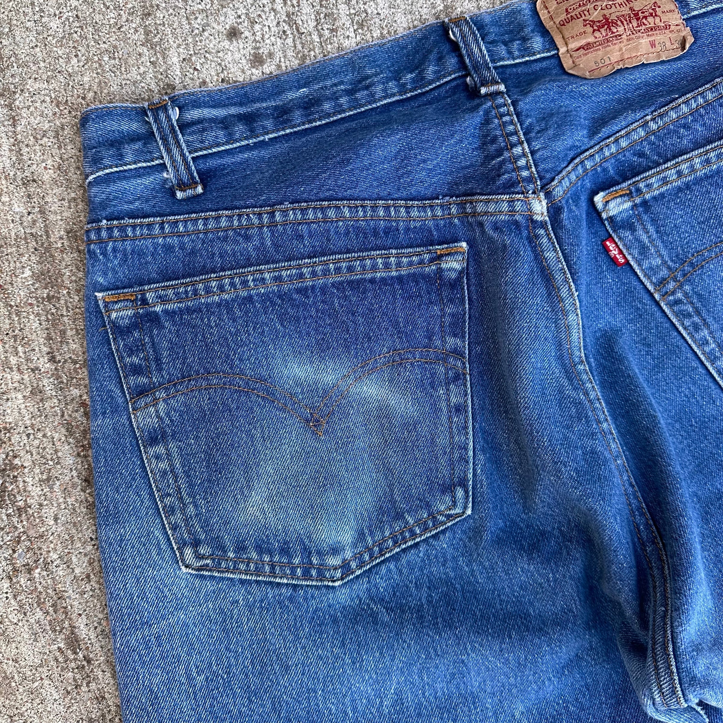 1980’s Levi’s 501 Denim Jeans 34” x 32”