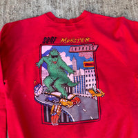 1980’s Hobie Surf Monster Express Godzilla Crewneck Sweatshirt Small