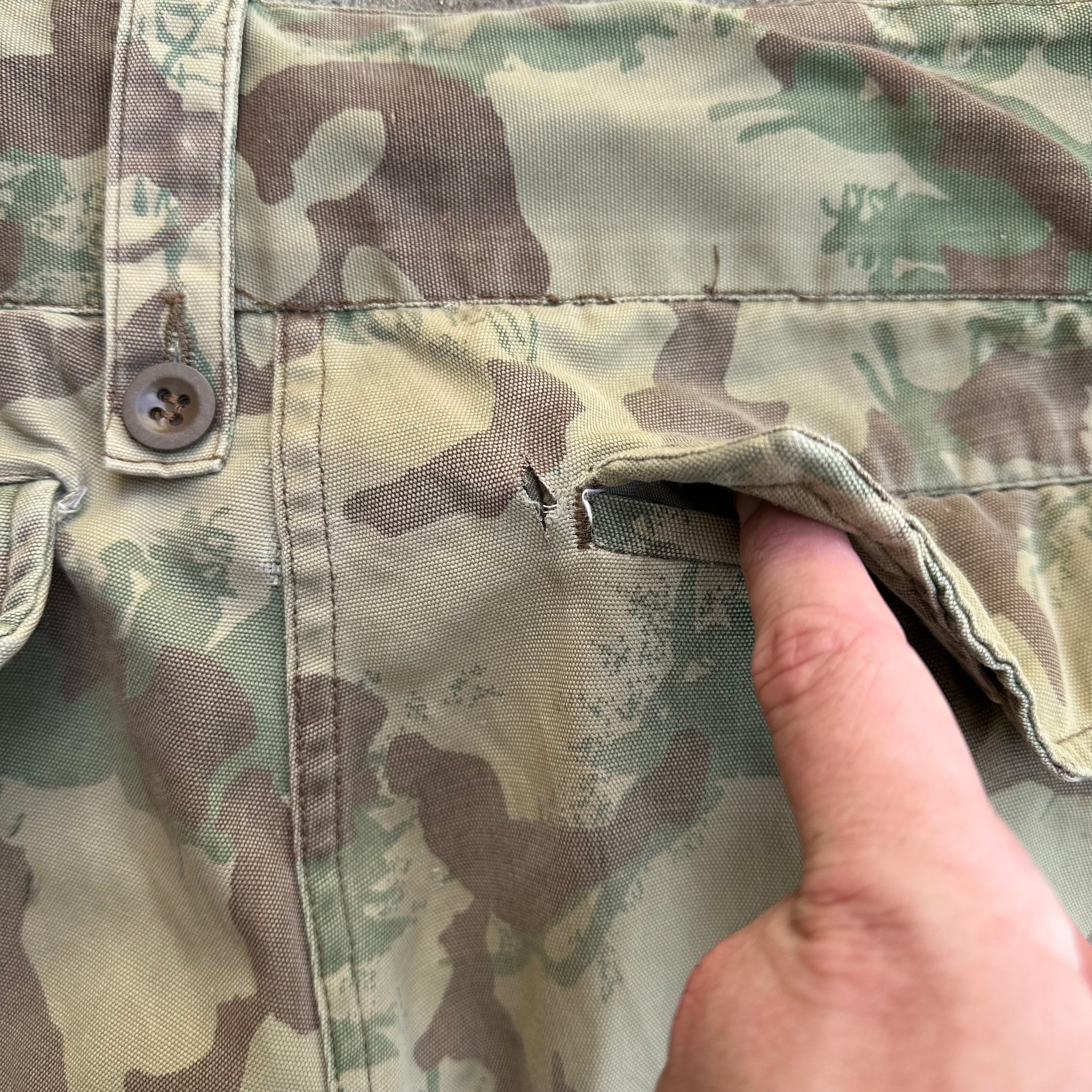 1980’s South African 2nd Pattern Police Camo Pants 32” Waist