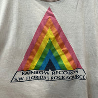 1980’s Rainbow Records Ringer T-Shirt Medium
