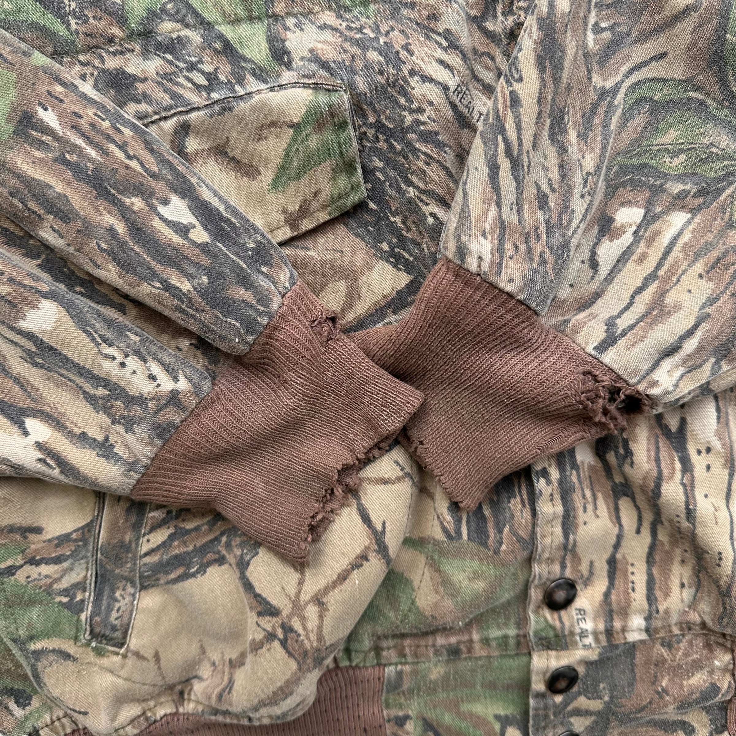 1980’s Spartan Real-Tree Camo Hunting Bomber Jacket XXL