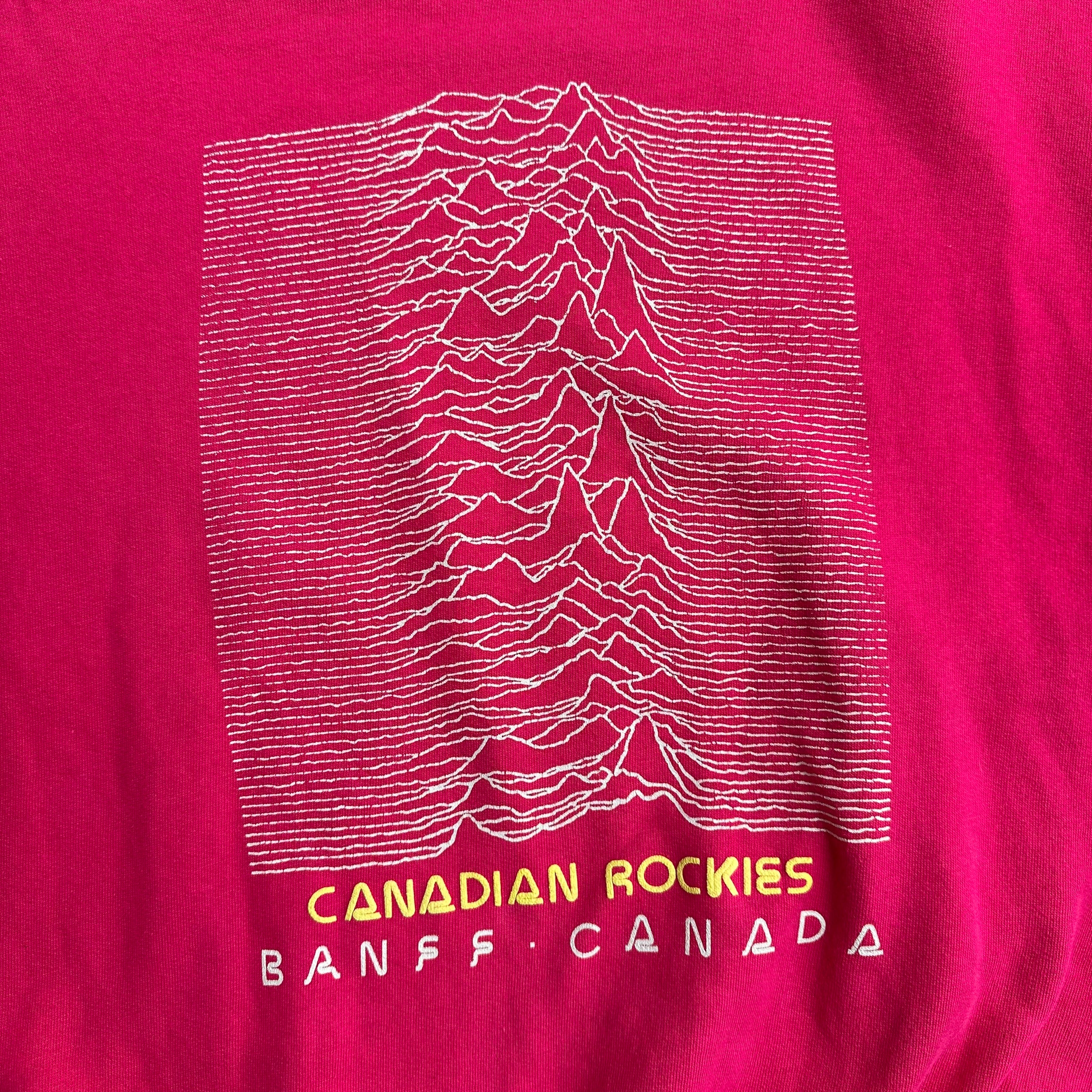 1980’s Canadian Rockies Peter Saville Souvenir Sweatshirt XL