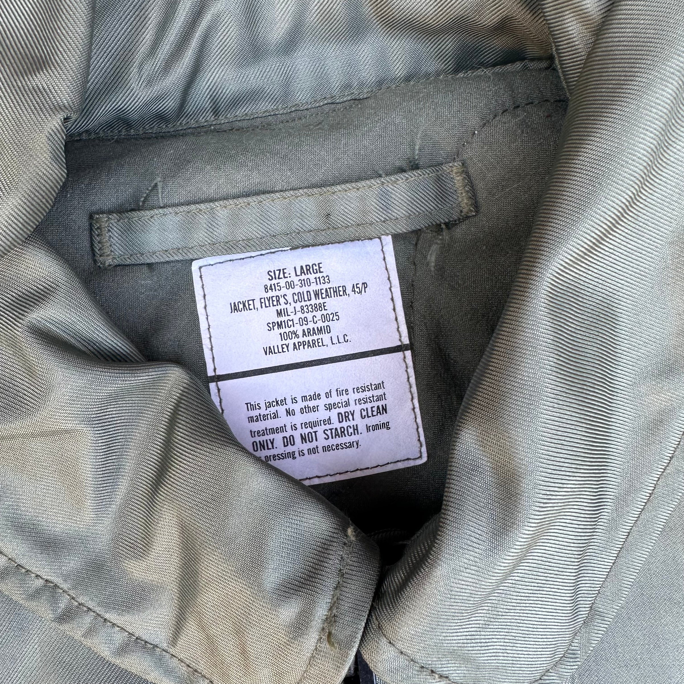 USAF CWU-45/P Flight Jacket Large
