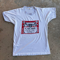1980’s US Naval Academy Budweiser Rip Ringer T-Shirt Medium