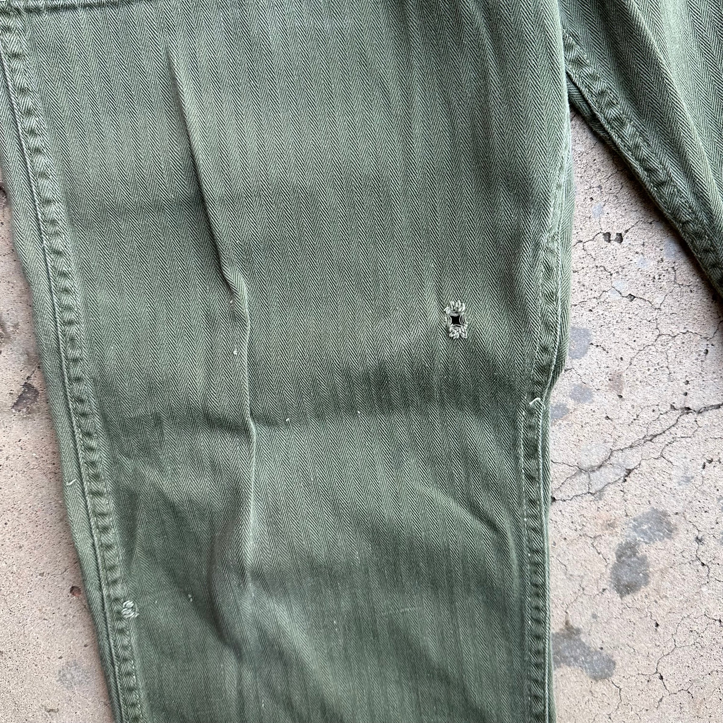 1940’s/50’s HBT Fatigue Pants 29” Waist