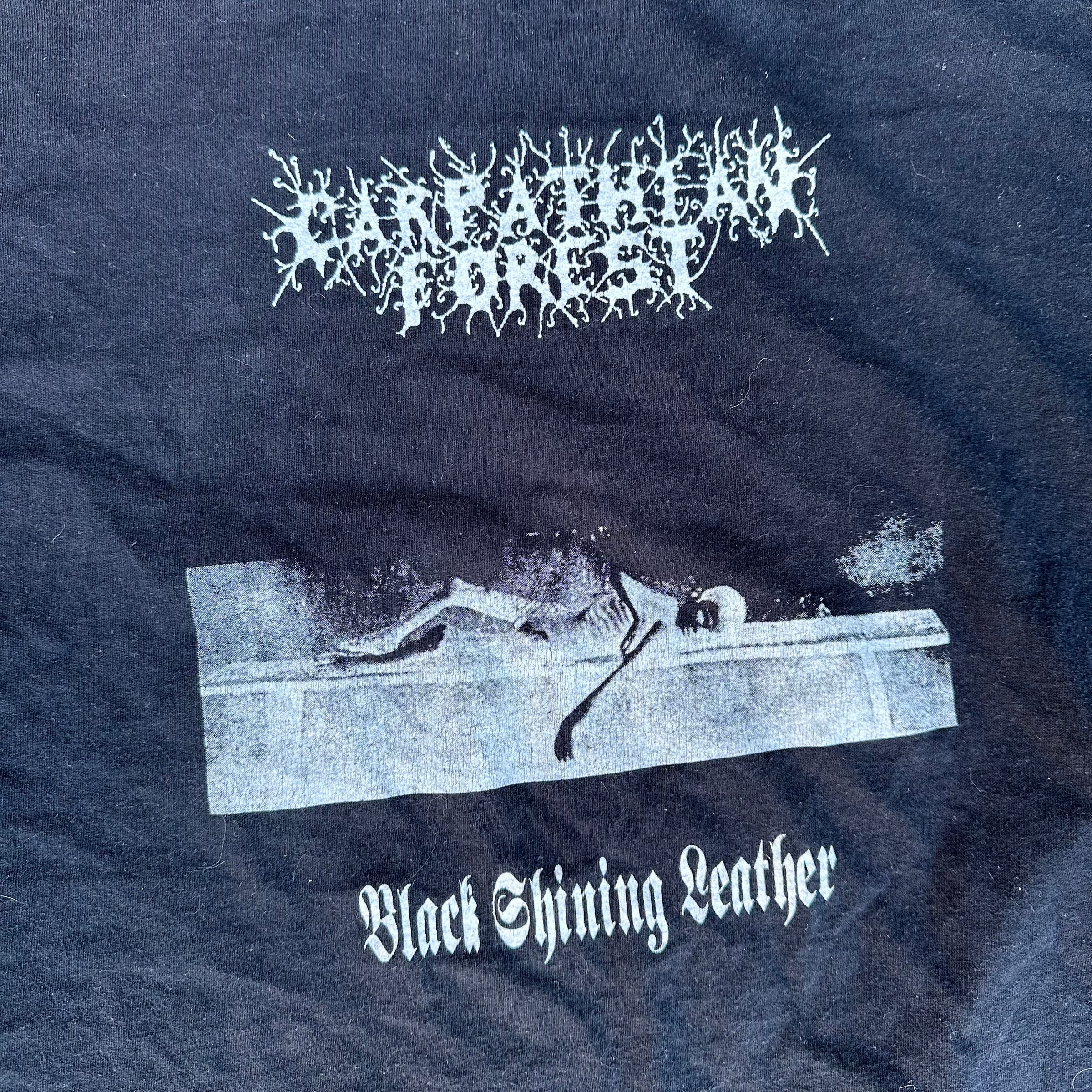 1998 Carpathian Forest “Black Shining Leather” Album Longsleeve T-Shirt XL