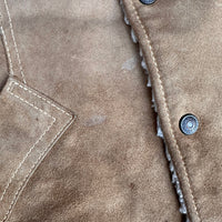 1970’s Levi’s Suede Sherpa Lined Western Vest Small