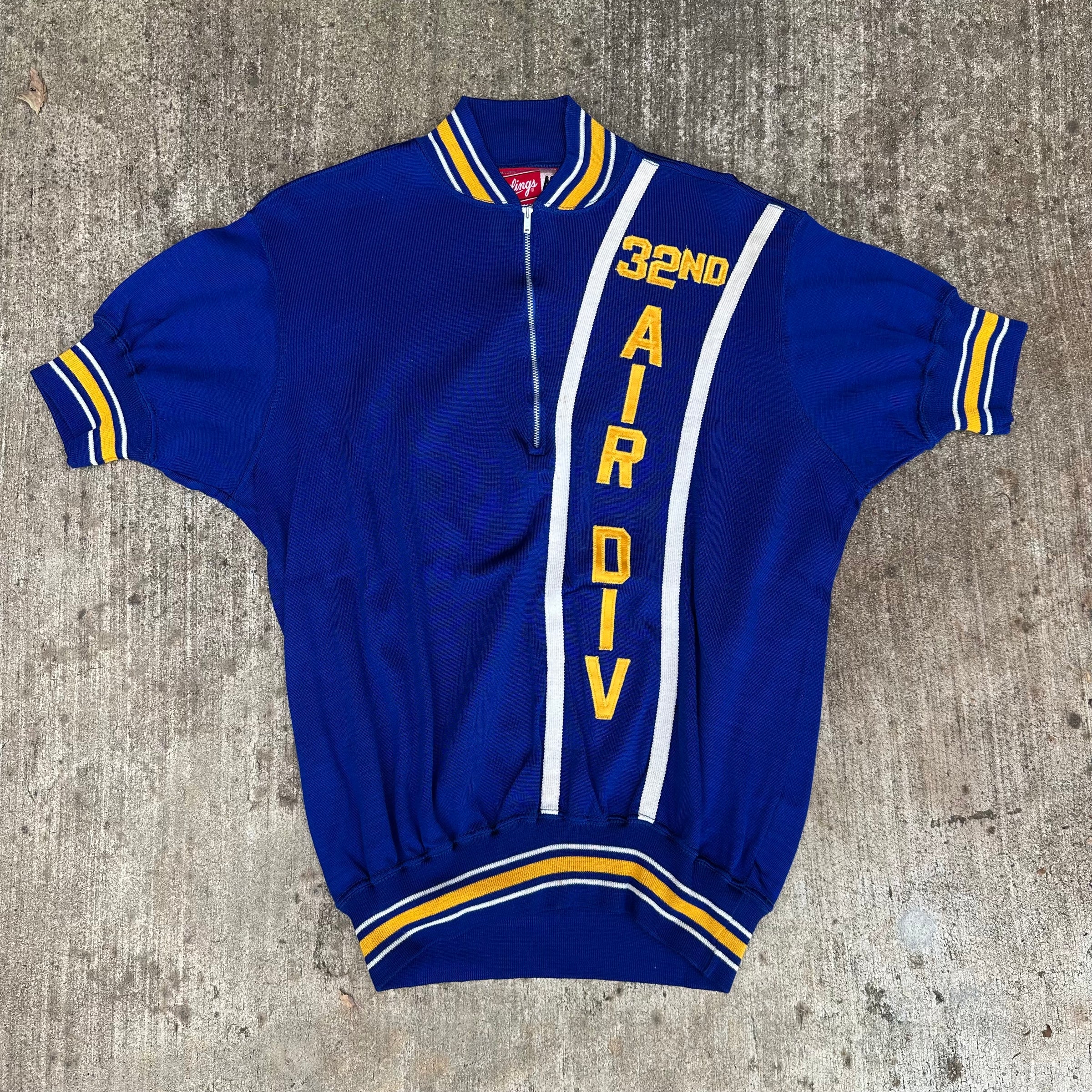 1960’s USAF 32nd Air Division Cuban Missile Crisis Durene Basketball Jersey Size 42