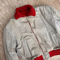 1960’s Hatchers Bulldog Patched Reversible Wool Varsity Jacket 25” Chest