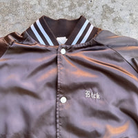 1980’s JR Stables Embroidered Satin Bomber Jacket Large