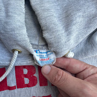 1980’s Champion Reverse Weave Winged Foot Hooded Sweatshirt Large