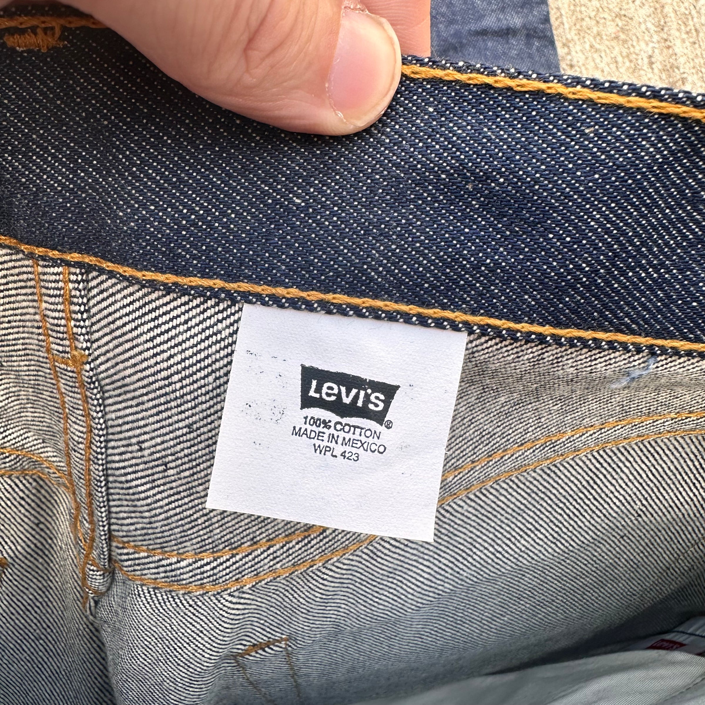 2000’s Deadstock Levi’s 501 Shrink to Fit Denim Jeans Tagged 31” x 36”
