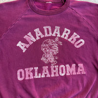 1970’s Anadarko Oklahoma Crewneck Sweatshirt 23" Chest