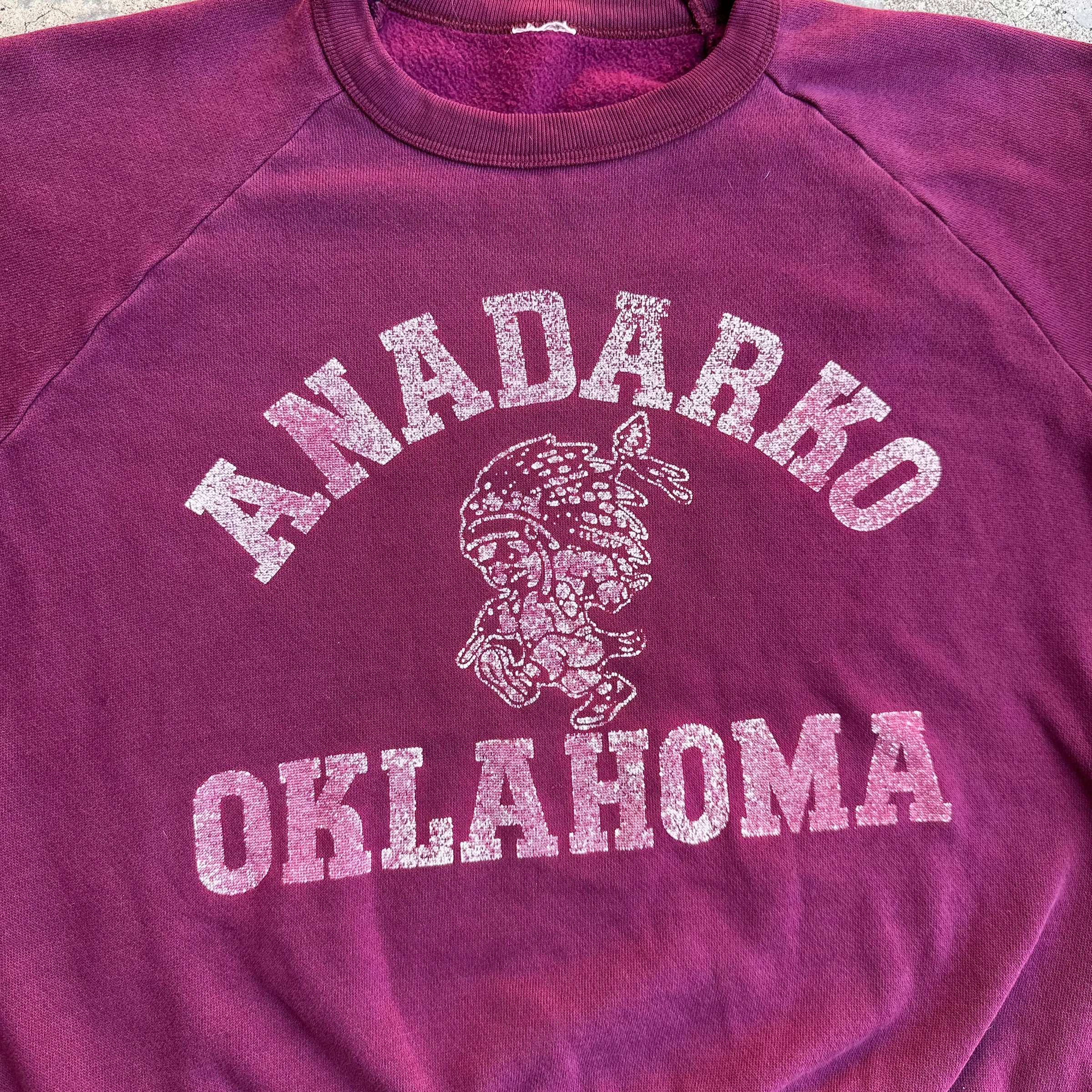 1970’s Anadarko Oklahoma Crewneck Sweatshirt 23" Chest