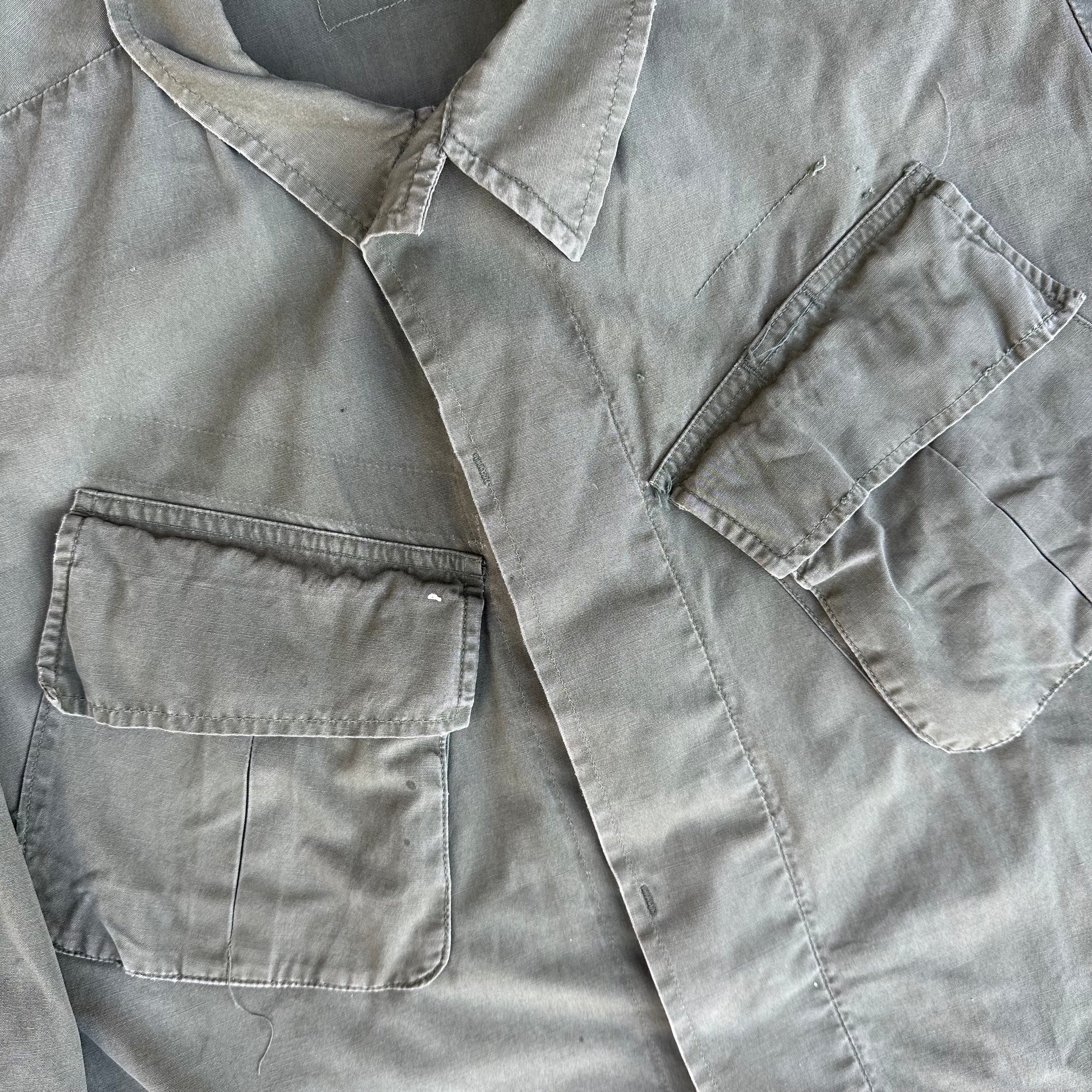 1960’s Vietnam War Poplin Jungle Jacket Large Regular