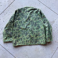 1960’s Tailor Made Reversible Korean Frogskin Camo Jacket Large